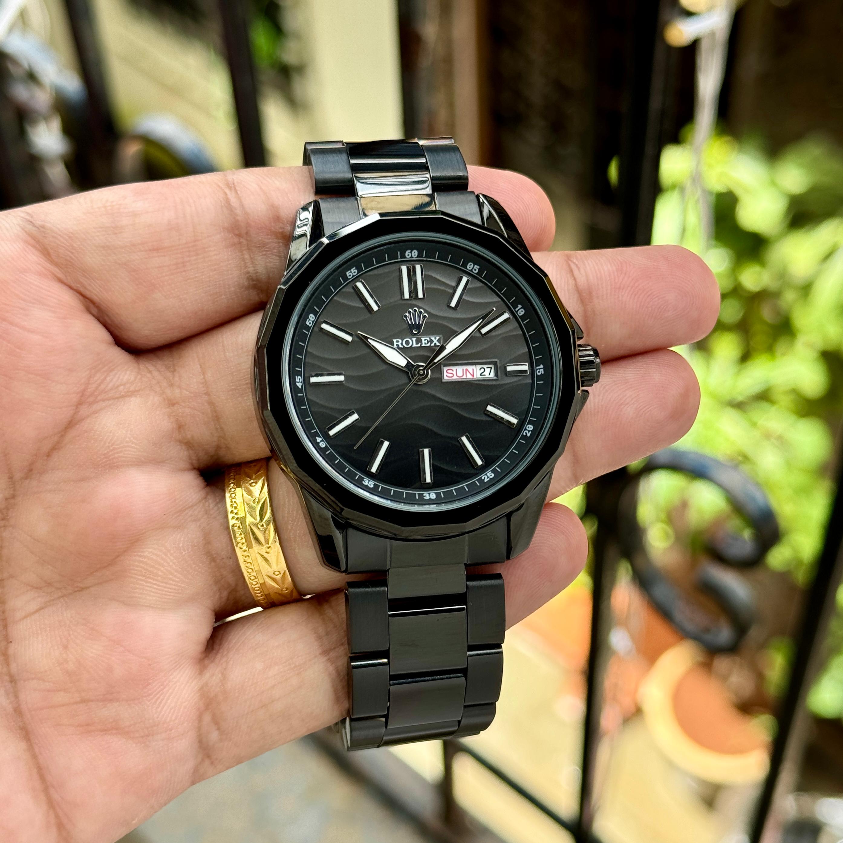 NEW ROLEX CLASSIC STEEL DAY-DATE DIAL MEN